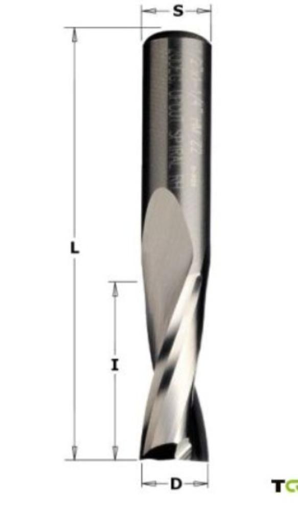 191.050.11 CMT Spiraalfrees 5mm, schacht 5mm 8019296014044, Doe-het-zelf en Verbouw, Gereedschap | Freesmachines, Nieuw, Elektrisch