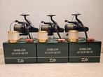 3 Daiwa Emblem 45 SCW QD OT + 3 Spoelen, Watersport en Boten, Ophalen of Verzenden, Zo goed als nieuw, Molen