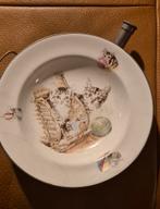 Vintage Warmwater bordje  met schattige kittens, Ophalen of Verzenden