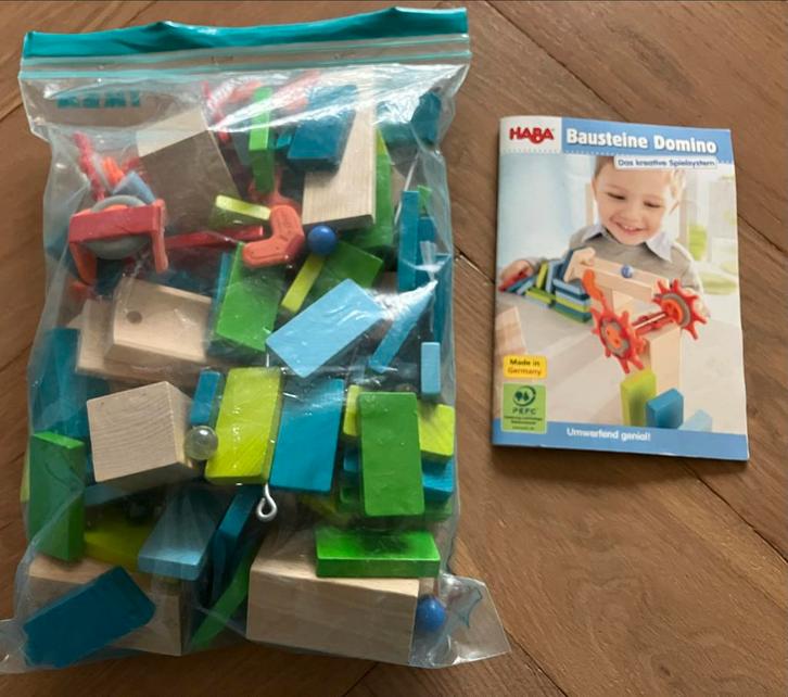 Haba Knikkerbaan Domino Houten Speelgoed, Kinderen en Baby's, Speelgoed | Houten speelgoed, Gebruikt, Ophalen of Verzenden