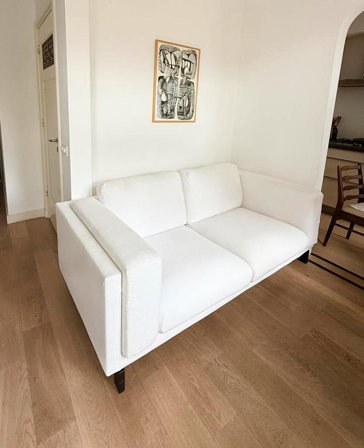 Ikea Nockeby 2-zits bank, Huis en Inrichting, Banken | Bankstellen, Zo goed als nieuw, Rechte bank, Tweepersoons, 200 tot 250 cm