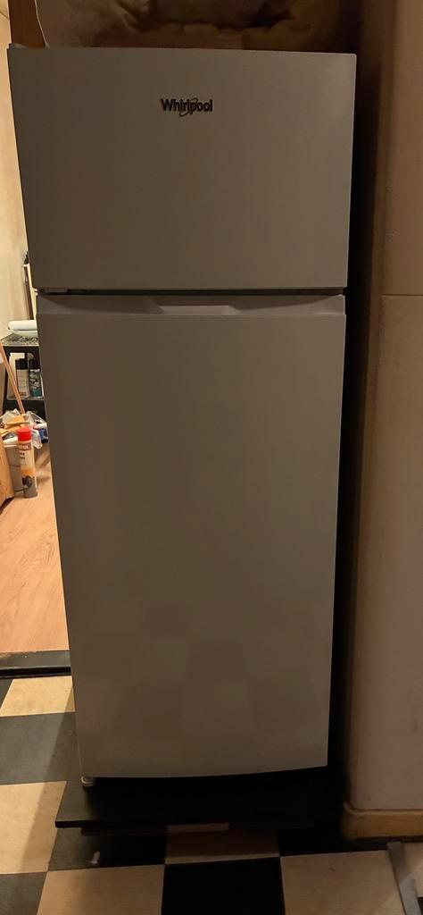 Grote Whirlpool Koelkast - Goede Conditie, Witgoed en Apparatuur, Vriezers en Diepvrieskisten, Gebruikt, Vrijstaand, Vrieskast