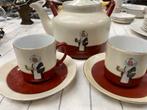 Vintage Cacao Droste Theeservies, Antiek en Kunst, Antiek | Servies compleet, Ophalen of Verzenden