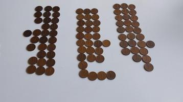 Centen van de jaren 50/60/70 beschikbaar voor biedingen