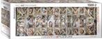 Eurgraphics - The Sixtijnse Chapel - 1000 st.  Panorama, Hobby en Vrije tijd, Denksport en Puzzels, Ophalen of Verzenden, 500 t/m 1500 stukjes