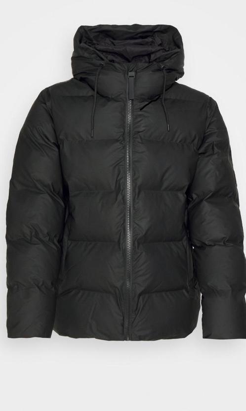 Nieuw met kaartjes RAINS BOXY PUFFER JACKET BLACK maat S, Kleding | Dames, Jassen | Winter, Nieuw, Maat 36 (S), Zwart, Verzenden