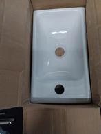 WC fontein wit porselein 40x23/10 plus kraan sifon en plug, Ophalen, Nieuw, Steen