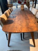 Eettafel Deens ovaal met verjonge rand showmodel, Huis en Inrichting, Ophalen, Zo goed als nieuw