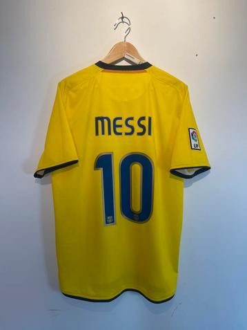 Fc barcelona 2008/09 away kit messi #10 beschikbaar voor biedingen