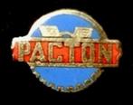 Pacton broche klein emaille zilverkleur, Verzenden, Nieuw, Transport, Speldje of Pin