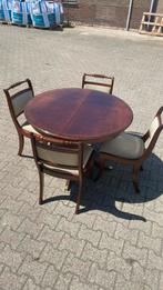 Eetkamer tafel met 4 stoelen  , nette staat, Ophalen
