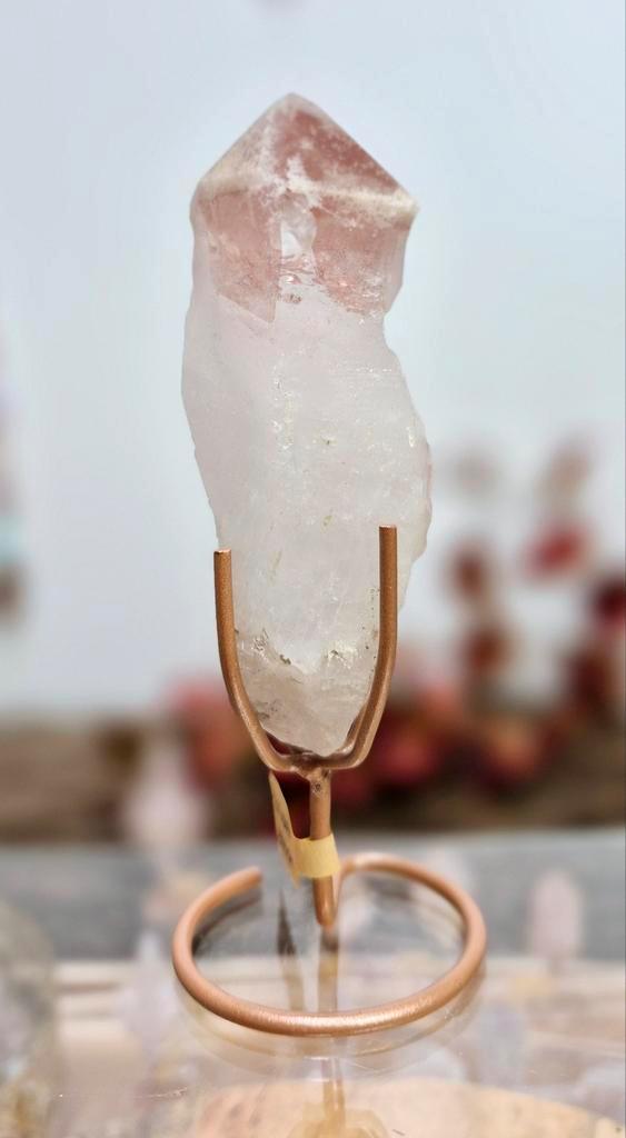 Pink Scarlet Lemurian 02, Verzamelen, Mineralen en Fossielen, Verzenden