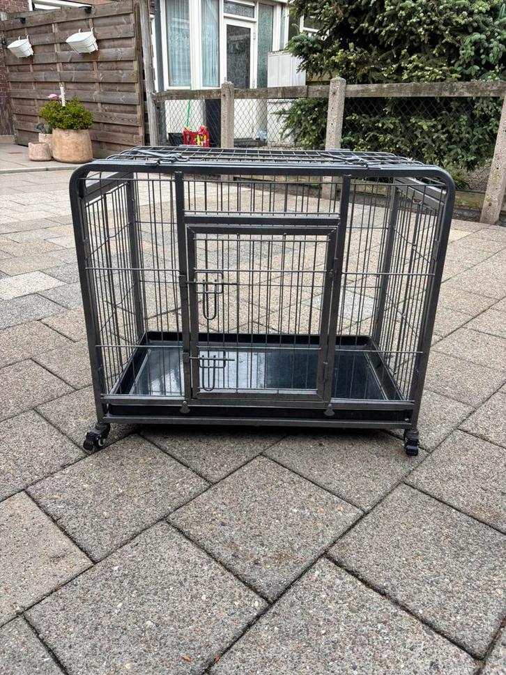 HONDENBENCH HEAVY DUTY 78x48x67 CM, Dieren en Toebehoren, Hondenbenches, Ophalen