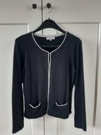 Donkerblauw vestje met glitterrandje L, Blauw, Maat 42/44 (L), Ophalen of Verzenden, Zo goed als nieuw