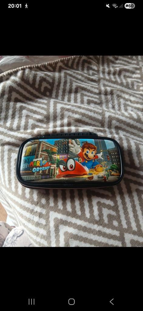 Nintendo Switch Case - Super Mario Odyssey Design, Spelcomputers en Games, Spelcomputers | Nintendo Consoles | Accessoires, Zo goed als nieuw