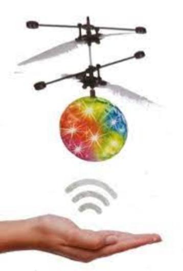 Partij Flying crystal ball / drone ,vanaf € 2,50 p.st