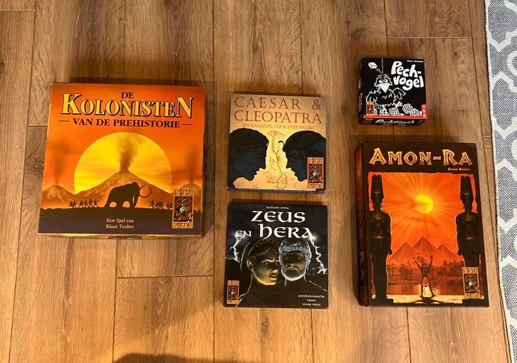 5x 999 Games Bordspellen / Kaartspellen, Hobby en Vrije tijd, Gezelschapsspellen | Bordspellen, Zo goed als nieuw, Ophalen of Verzenden