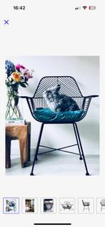 3x Mowkan draadstoel Alo zwart, Huis en Inrichting, Ophalen, Zo goed als nieuw, Zwart