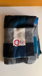 Vintage wollen deken Leidse Van Wijk, Huis en Inrichting, Woonaccessoires | Plaids en Woondekens, Ophalen of Verzenden, Gebruikt