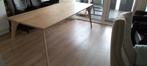 Eikentafel met verjongde kanten, Huis en Inrichting, Tafels | Eettafels, Eikenhout, 200 cm of meer, Zo goed als nieuw, Rechthoekig