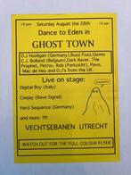 Ghosttown pre flyer gabber hardcore Thunderdome, Verzamelen, Posters, Ophalen of Verzenden, Zo goed als nieuw, Film en Tv