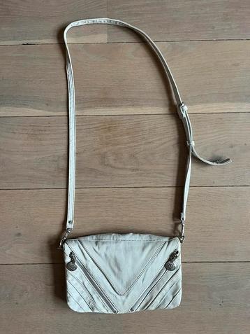 Vintage Kipling lichtgrijze crossover tas preloved beschikbaar voor biedingen
