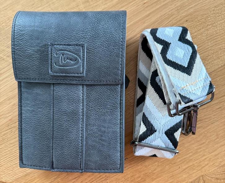 I'm Dutch telefoon- en schoudertas Houston-antraciet-nieuw, Sieraden, Tassen en Uiterlijk, Tassen | Schoudertassen, Nieuw, Overige merken