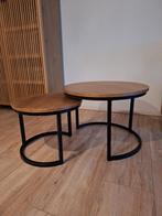 Salontafeltjes, Huis en Inrichting, Tafels | Salontafels, Gebruikt, 50 tot 100 cm, Rond, 50 tot 100 cm