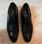 Heren schoenen van Dune Londen in zwart leder (42), Ophalen of Verzenden, Zo goed als nieuw, Zwart
