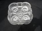 Vintage design glazen schaal Lars Hellsten / Skruf Glass '60