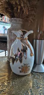 Wit goud 80s vintage vaas merk limoges, Antiek en Kunst, Antiek | Vazen, Ophalen of Verzenden