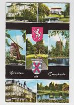 496 Enschede Groeten uit Enschede B9, Verzamelen, Verzenden, Ongelopen, Overijssel