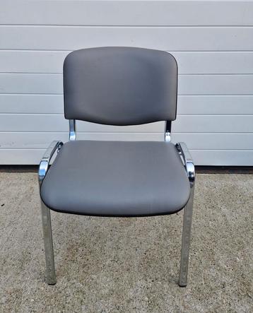 10 x Vergaderstoelen grijs kantoor kantine stoelen horeca beschikbaar voor biedingen