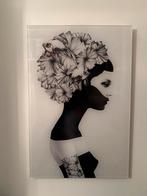 Leuk schilderij (zwart/wit op plexiglas), Ophalen of Verzenden, Zo goed als nieuw