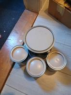 NIEUW 3 potten verf Flexa suedebruin, Doe-het-zelf en Verbouw, Verf, Beits en Lak, Overige kleuren, Nieuw, Ophalen of Verzenden