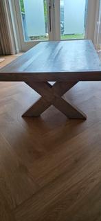 Salontafel steigerhout X poot robuust!, 100 tot 150 cm, Zo goed als nieuw, Minder dan 50 cm, Rechthoekig