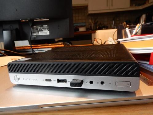 hp elitedesk 800 G4 minipc, Computers en Software, Desktop Pc's, Gebruikt, 2 tot 3 Ghz, HDD, 8 GB, Ophalen of Verzenden