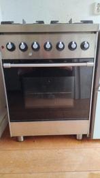 Fornuis ( RVS) met 4 pits gasstel (Solitaire), Ophalen, Gebruikt, 60 cm of meer, Gas