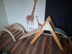 Houten klimrek montessori speelgoed + turnmat en wobbel, Ophalen, Zo goed als nieuw