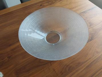 Glazen fruitschaal - 35 cm diameter beschikbaar voor biedingen