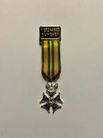 Miniatuur Vierdaagse #6 met lintstrip zilver, Ophalen of Verzenden, Zilver