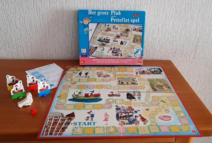 Het Grote Pluk van de Petteflet Spel, Hobby en Vrije tijd, Gezelschapsspellen | Bordspellen, Gebruikt, Een of twee spelers, Drie of vier spelers