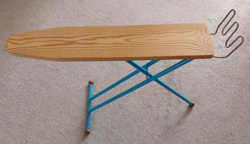 oud (antiek) kinderstrijkplankje metalen frame -houten plank, Verzamelen, Retro, Ophalen