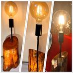 Houten design lamp, Huis en Inrichting, Nieuw, Ophalen of Verzenden, Landelijk, Minder dan 50 cm