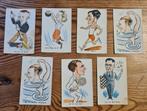 Oude SPARK SPORTPLAATJES uit ca.1950 Rode Kruis div. sporten, Ophalen of Verzenden, Gebruikt, Overige sporten, Poster, Plaatje of Sticker