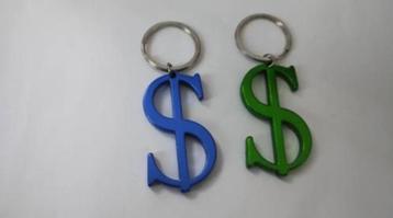 Dollar teken sleutelhanger beschikbaar voor biedingen