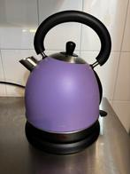 Lila retro waterkoker, 1 tot 2 liter, Ophalen of Verzenden, Zo goed als nieuw