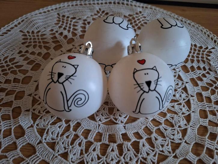 Kat en Hond kerstballen, Diversen, Kerst, Ophalen of Verzenden