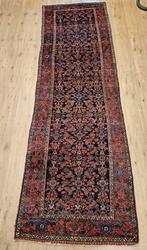 Vintage handgeknoopt perzisch tapijt loper malayer 308x97