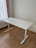IKEA Trotten bureautafel 160x80cm, Huis en Inrichting, Bureaus, Ophalen, In hoogte verstelbaar, Zo goed als nieuw, Stabureau
